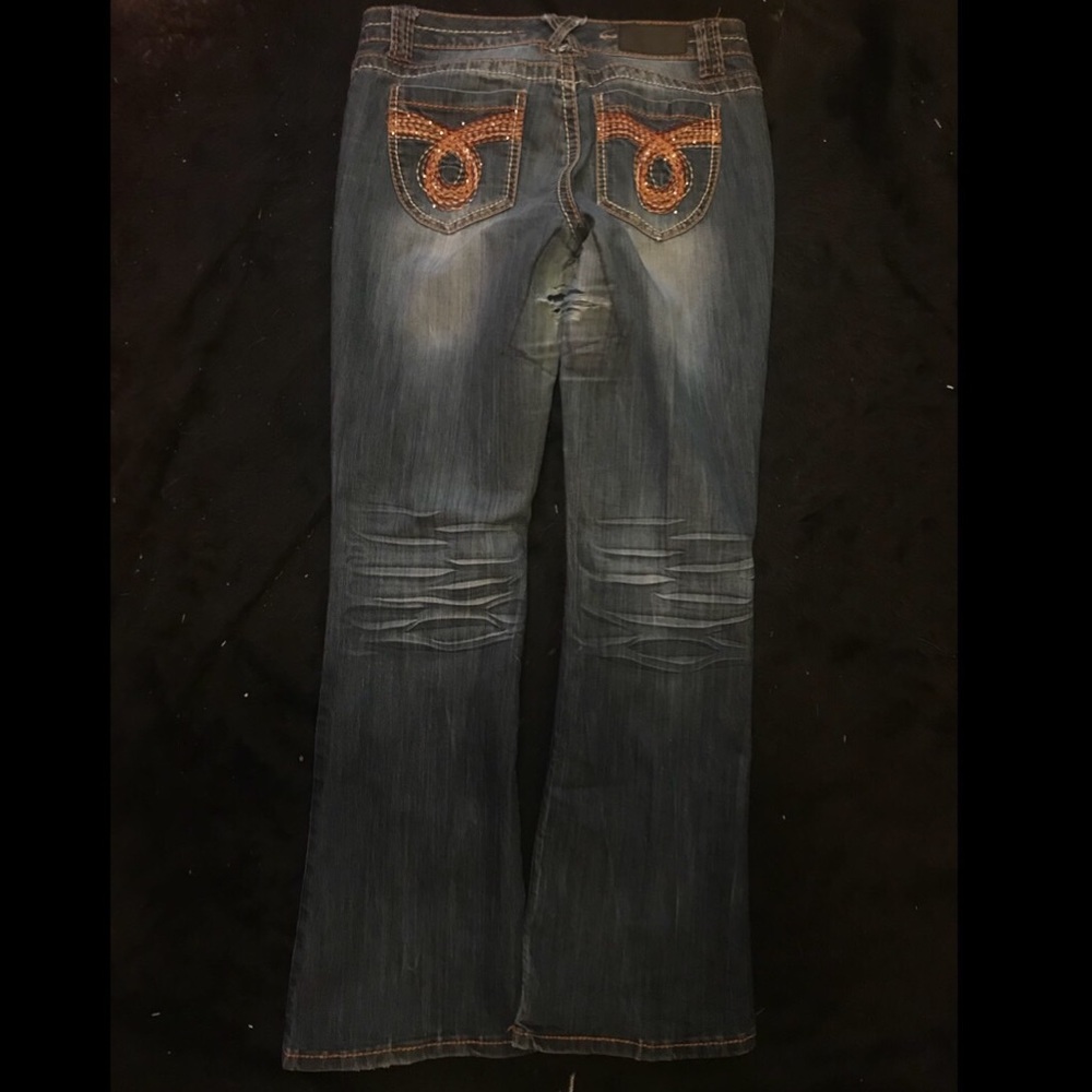 Size 11/12 Twentyone Black (Rue 21) boot cut jeans
